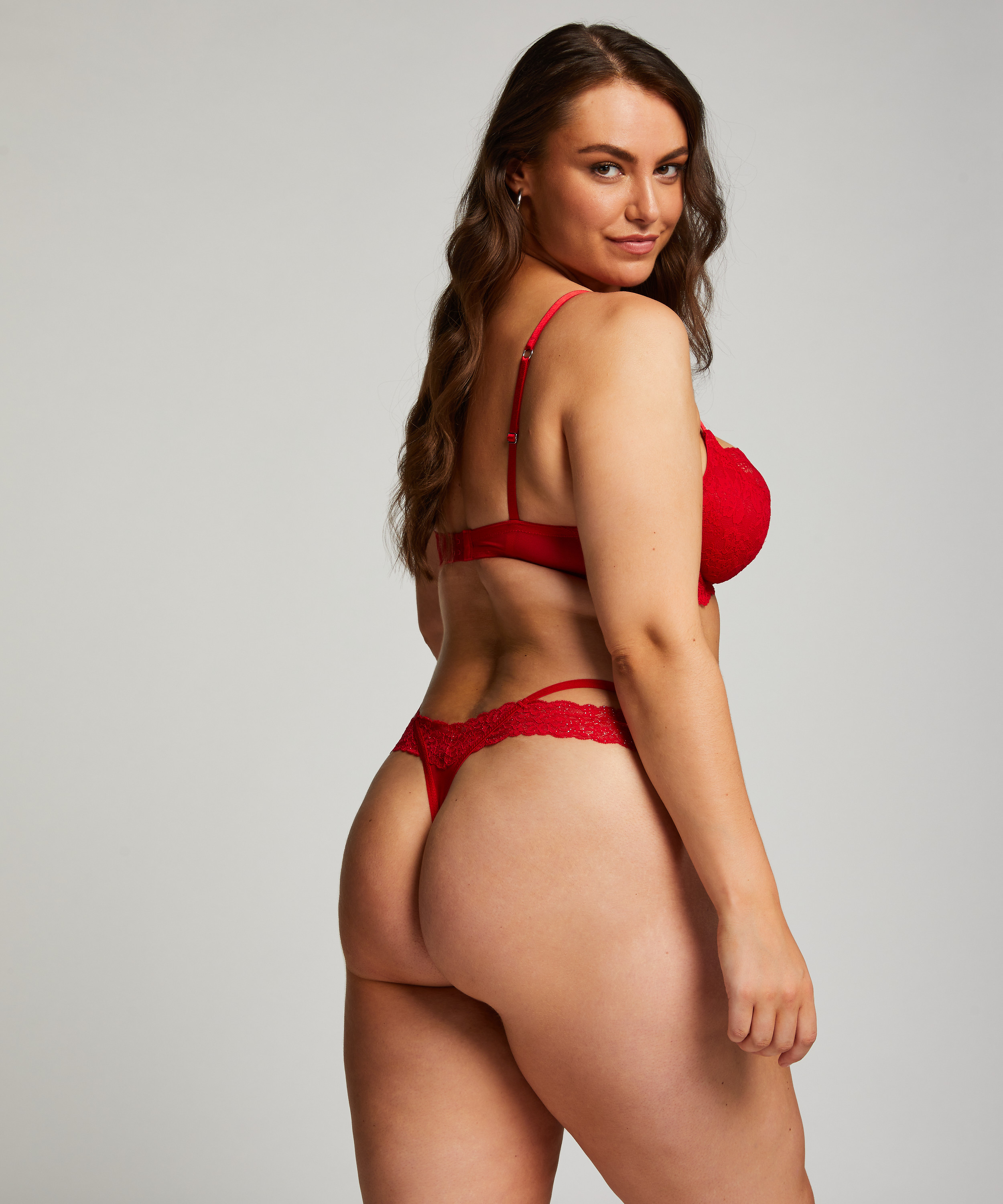 Willow Low RiseThong, Red, main