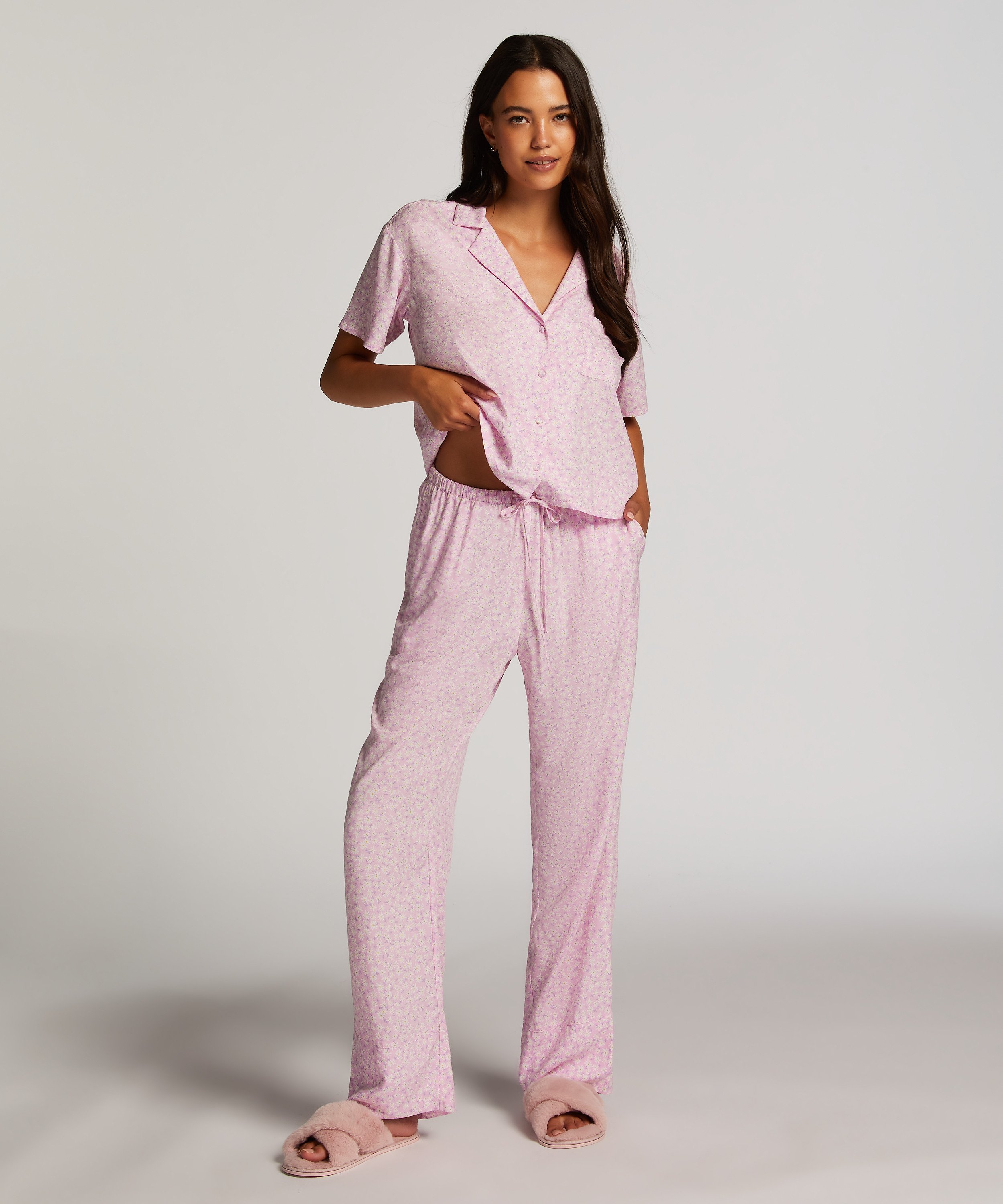 Pyjama Top, Pink, main