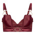 Marjolein Padded Underwired Longline Bra, Red