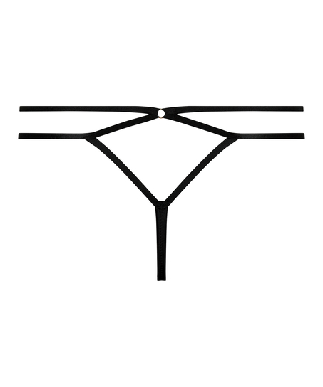 Effie tanga thong, Black