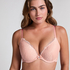 Marine Padded Push-Up Underwired Bra, Pink