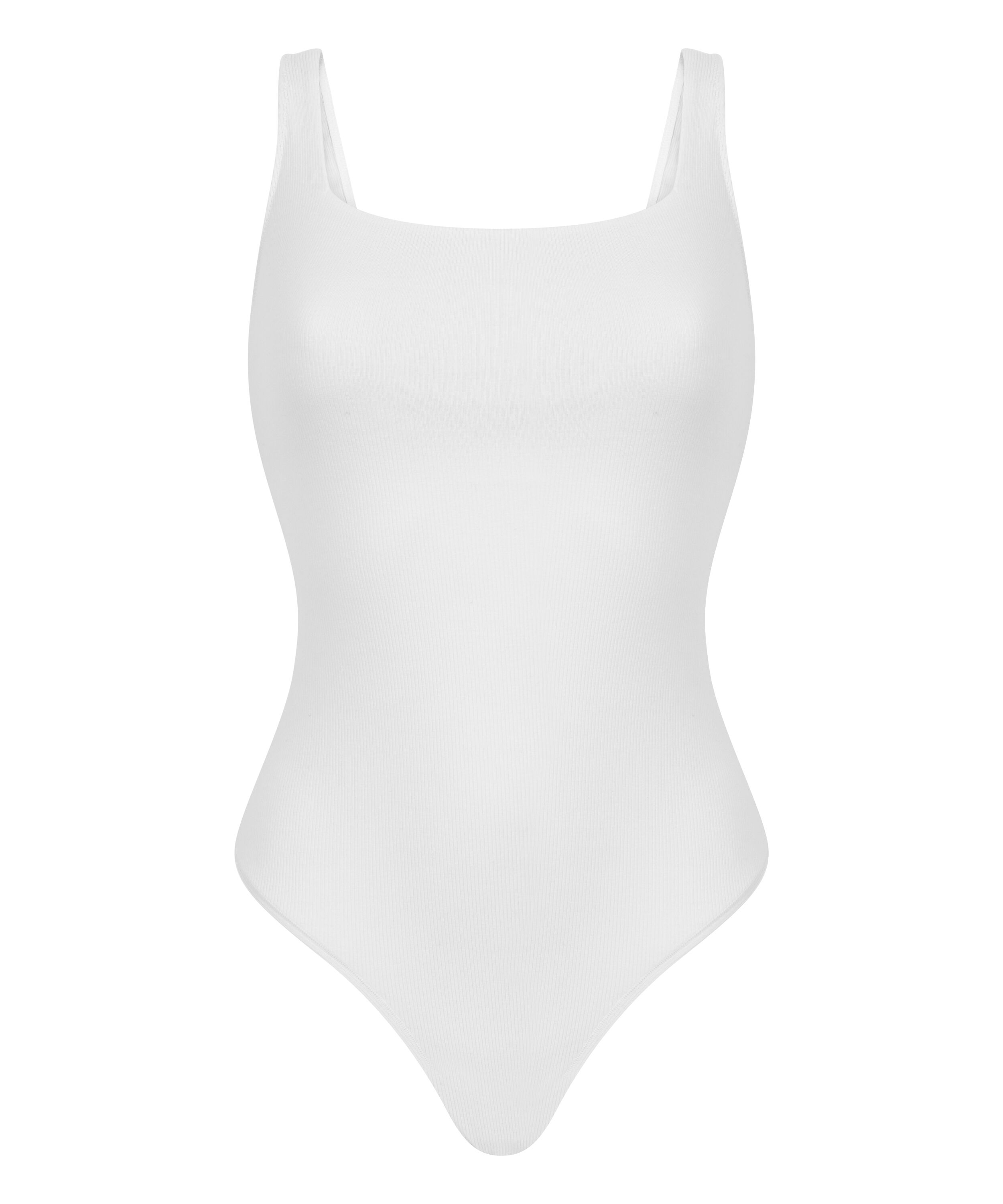 Cotton Rib Body, White