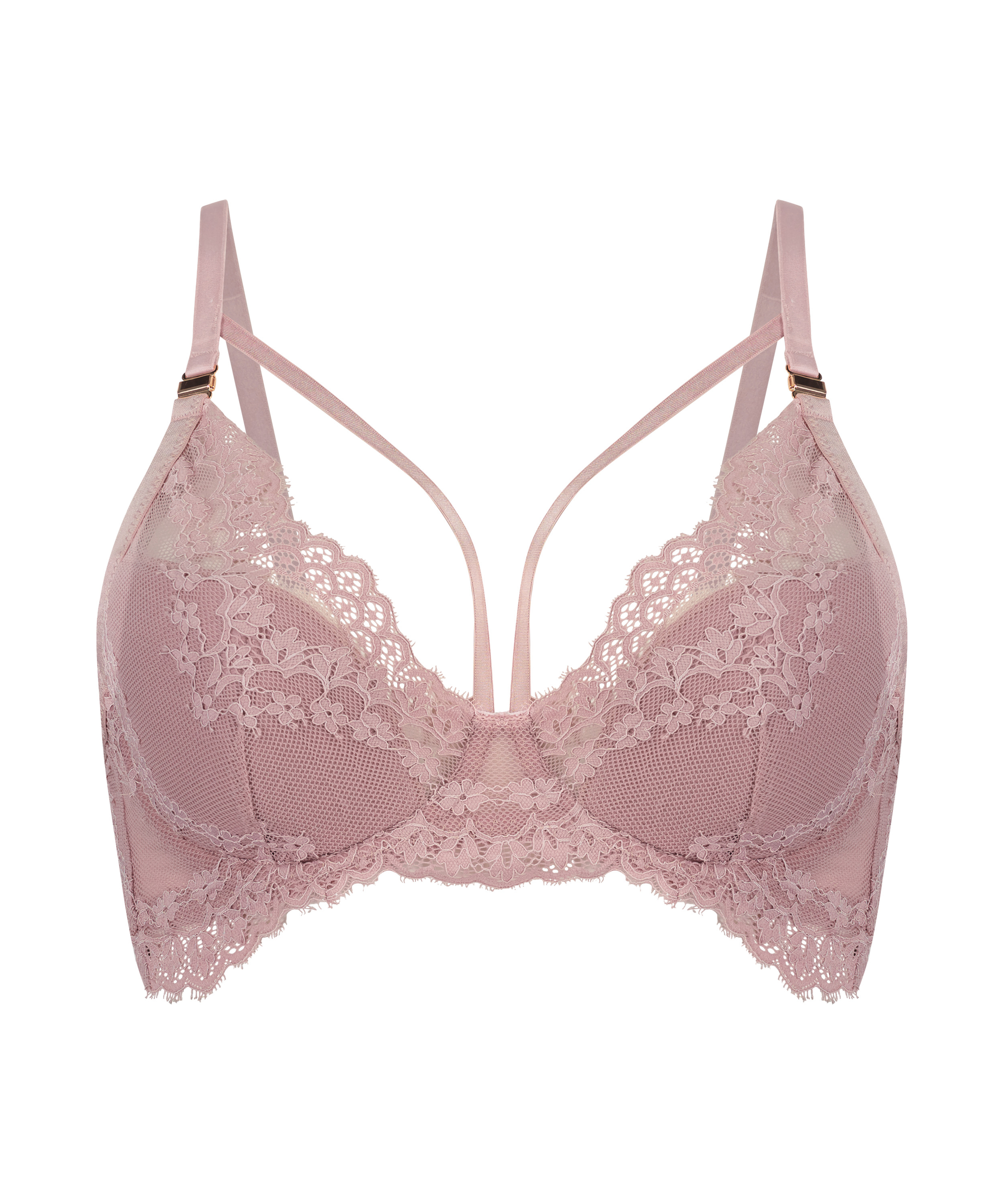 Lucy padded underwired bra, Purple, main