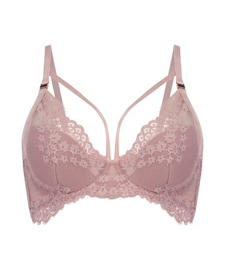 Lucy padded underwired bra, Purple