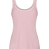 Singlet Rib Jersey Lace, Pink