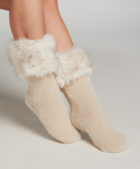 Boot Socks, White