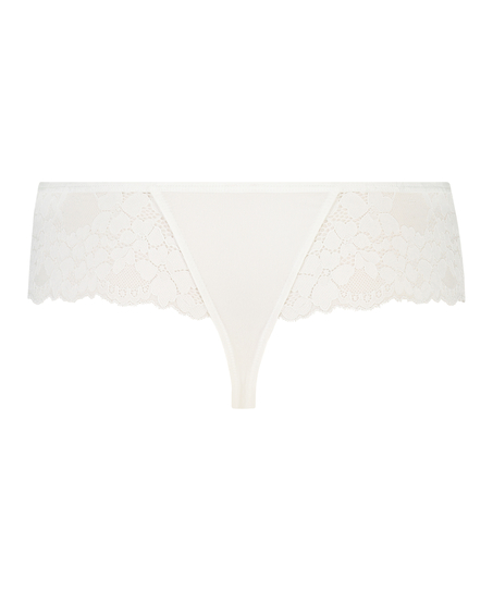 Nellie Thong Boxers, White