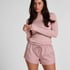 Ayla Satin Shorts, Pink