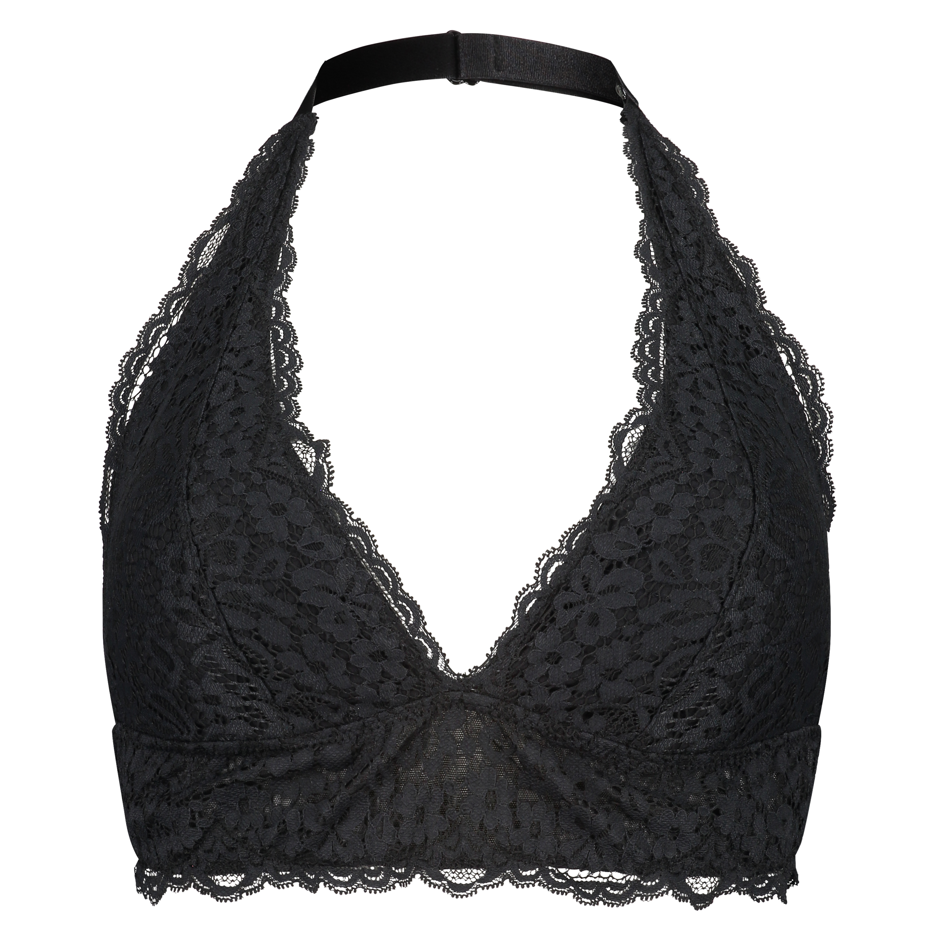 Rose Bralette, Black, main