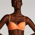 Marine Padded Underwired Bra, Orange