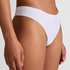 Invisible thong, White