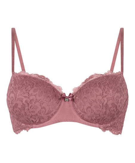 Marine Padded Underwired Bra, Purple