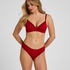 Lola Padded Non-Wired Bra, Red