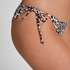 Cheeky Bikini Bottom Leopard, Black