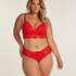 Shiloh Padded Longline Non-Underwired Bra , Red