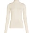 super soft Turtleneck shirt with Cashmere, White