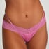 Elliena Extra Low V Thong, Pink