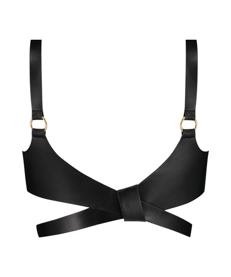Faux Leather Bandeau Bralette Bra Accessories Hunkemöller