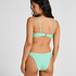 Highleg Bikini Bottom Luxe, Green