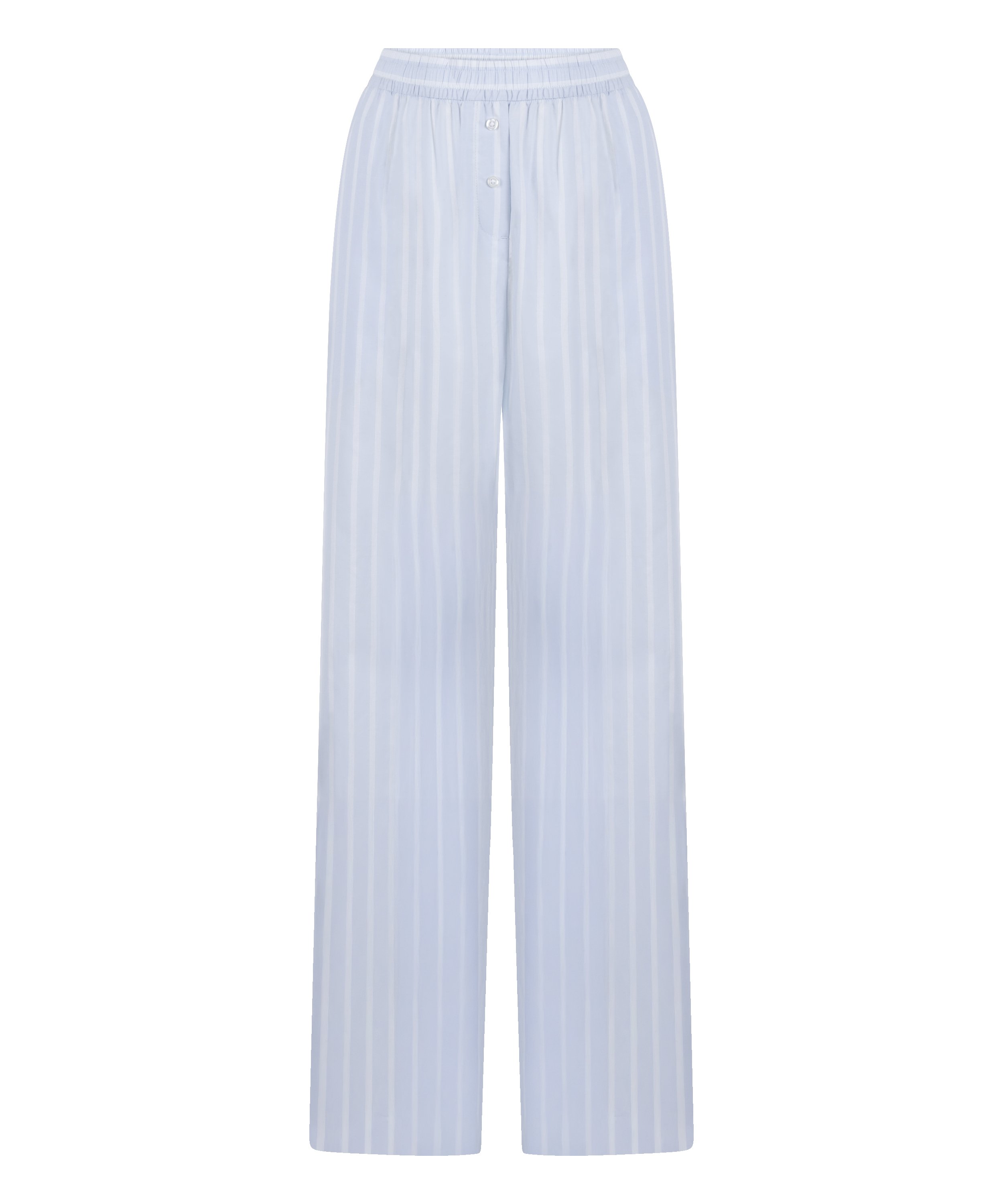 Pant Woven Cotton Stripe, Blue, main