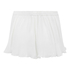 Plisse Lace Shorts, White