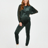 Velvet Shimmer maternity jogging bottoms, Green
