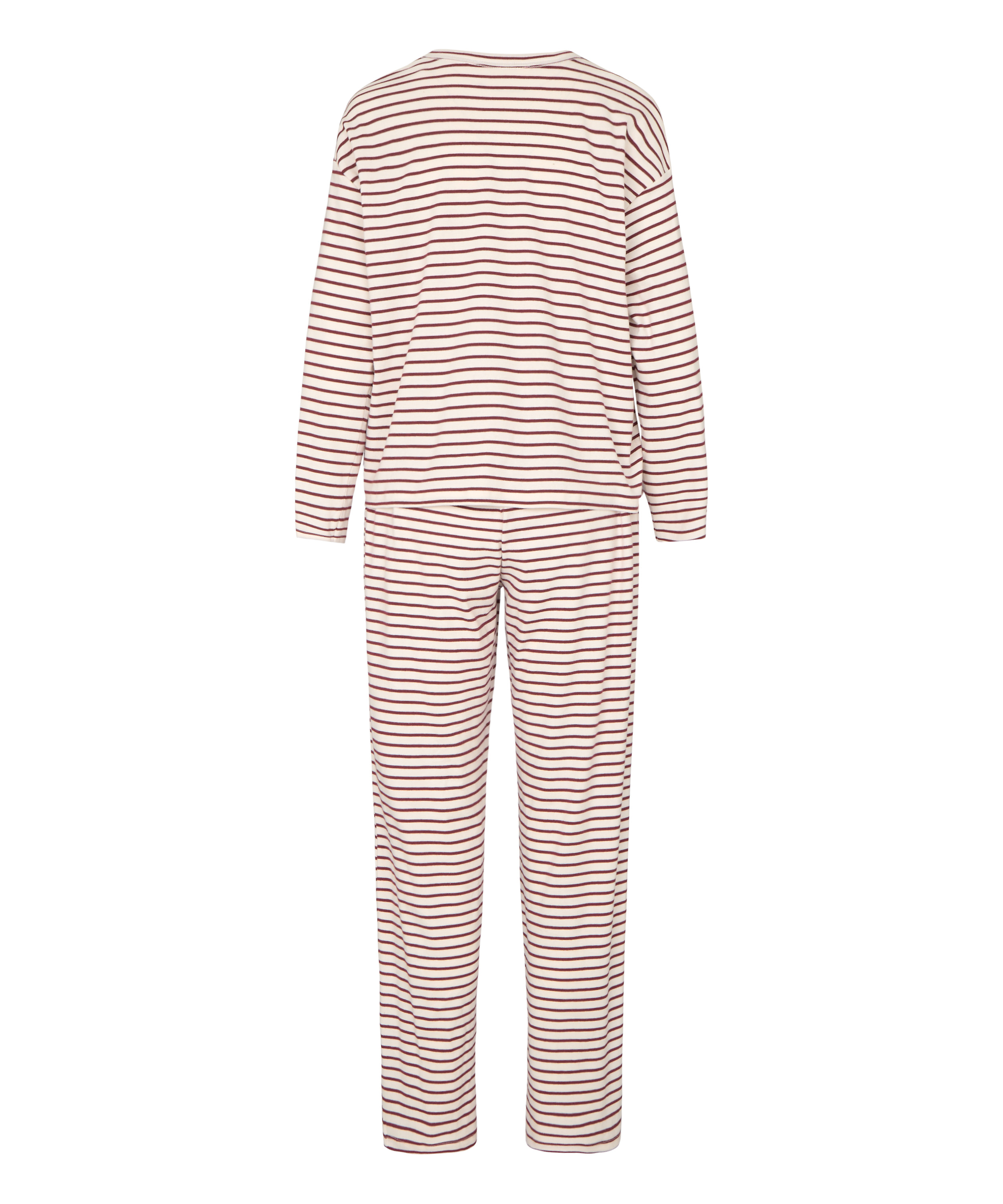 Striped Pyjama Long Sleeves, Red, main