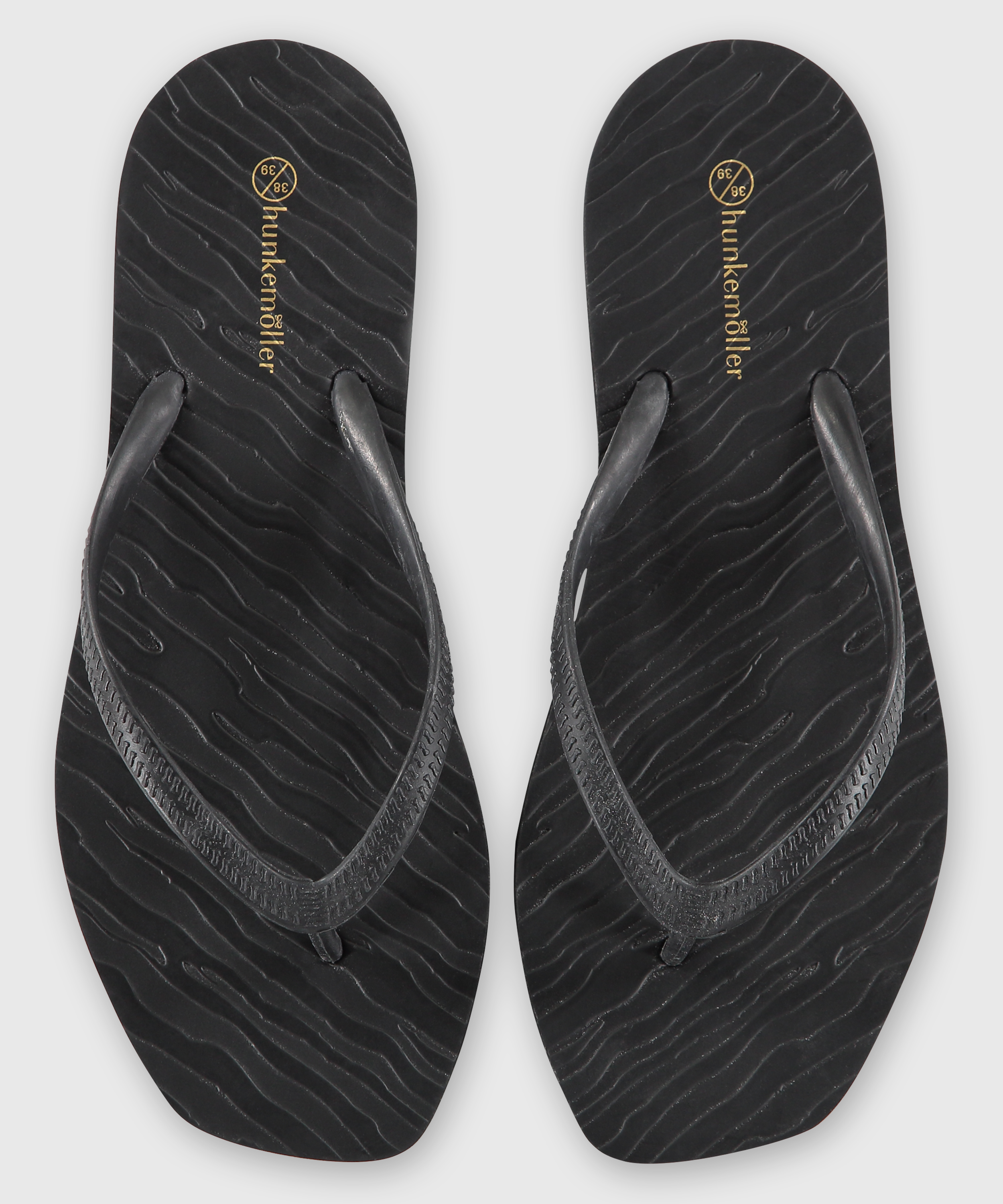 Zebra flipflops, Black, main
