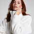 Fleece Onesie, White