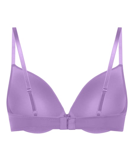 Plunge Padded Underwired Bra, Purple