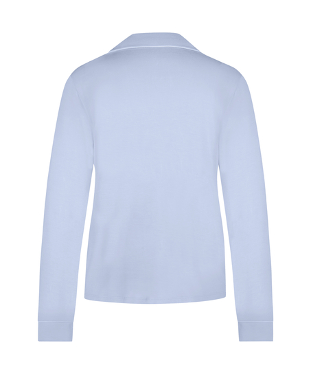 Essential Jersey Long-Sleeved Jacket, Blue