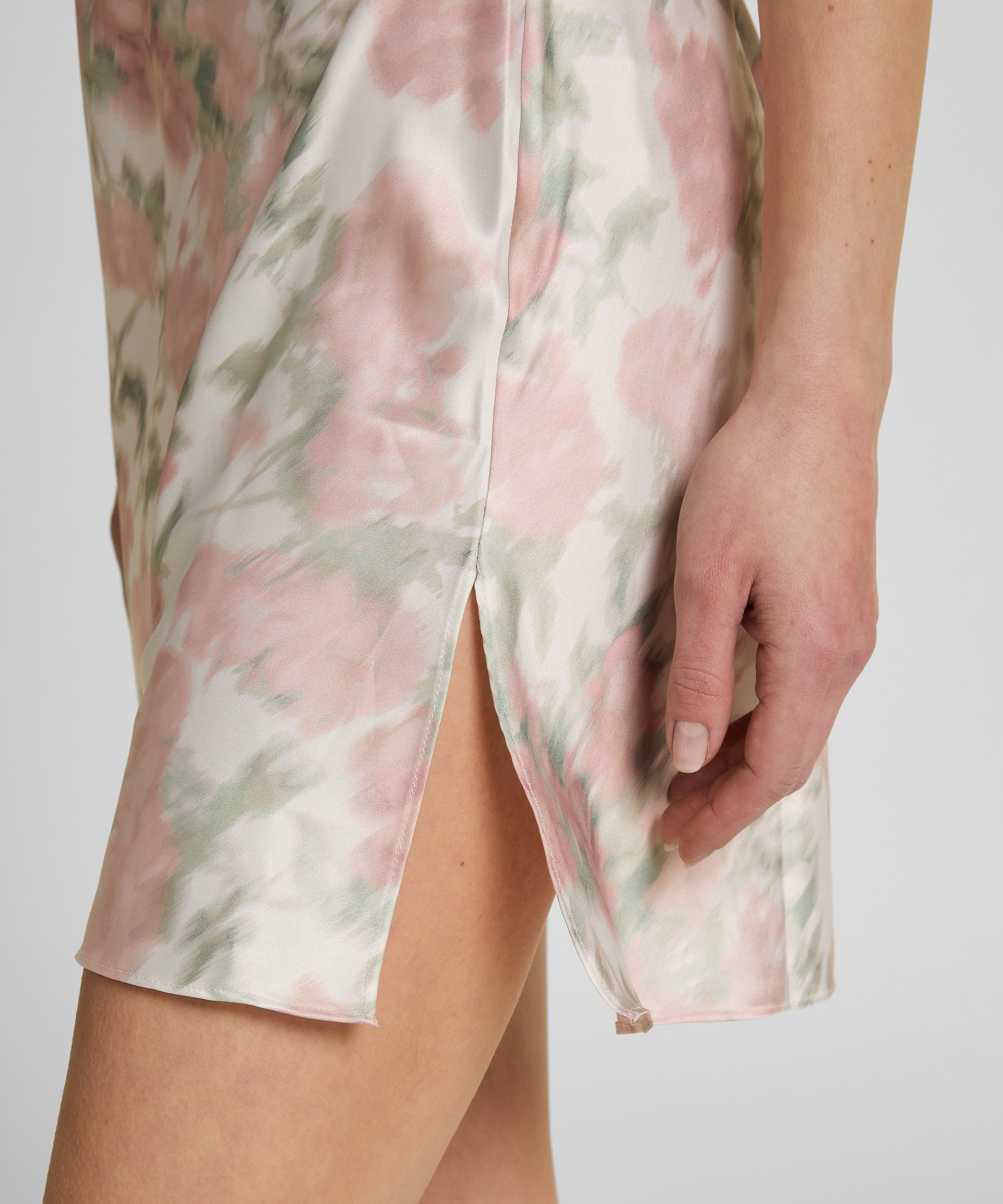 Floral Slipdress, White, main