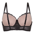 Peonie Padded Underwired Bra, Black