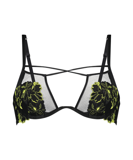 Feyre Non-Padded Underwired Bra, Black