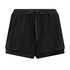 Velvet shorts, Black