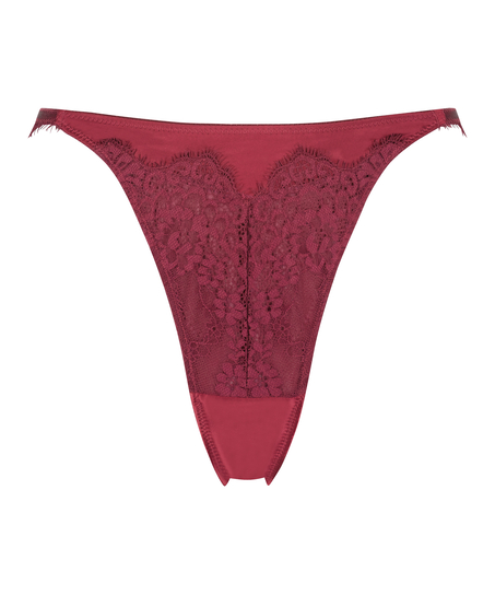 Violet High Leg Thong, Purple