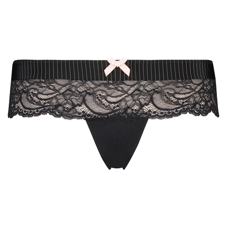 Adalyn Thong Boxers, Black