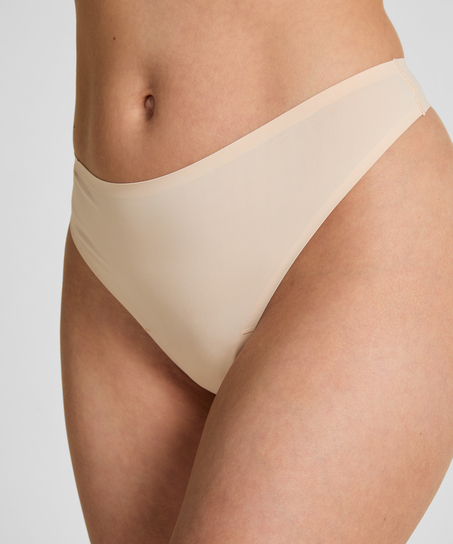 Invisible thong basic, Beige