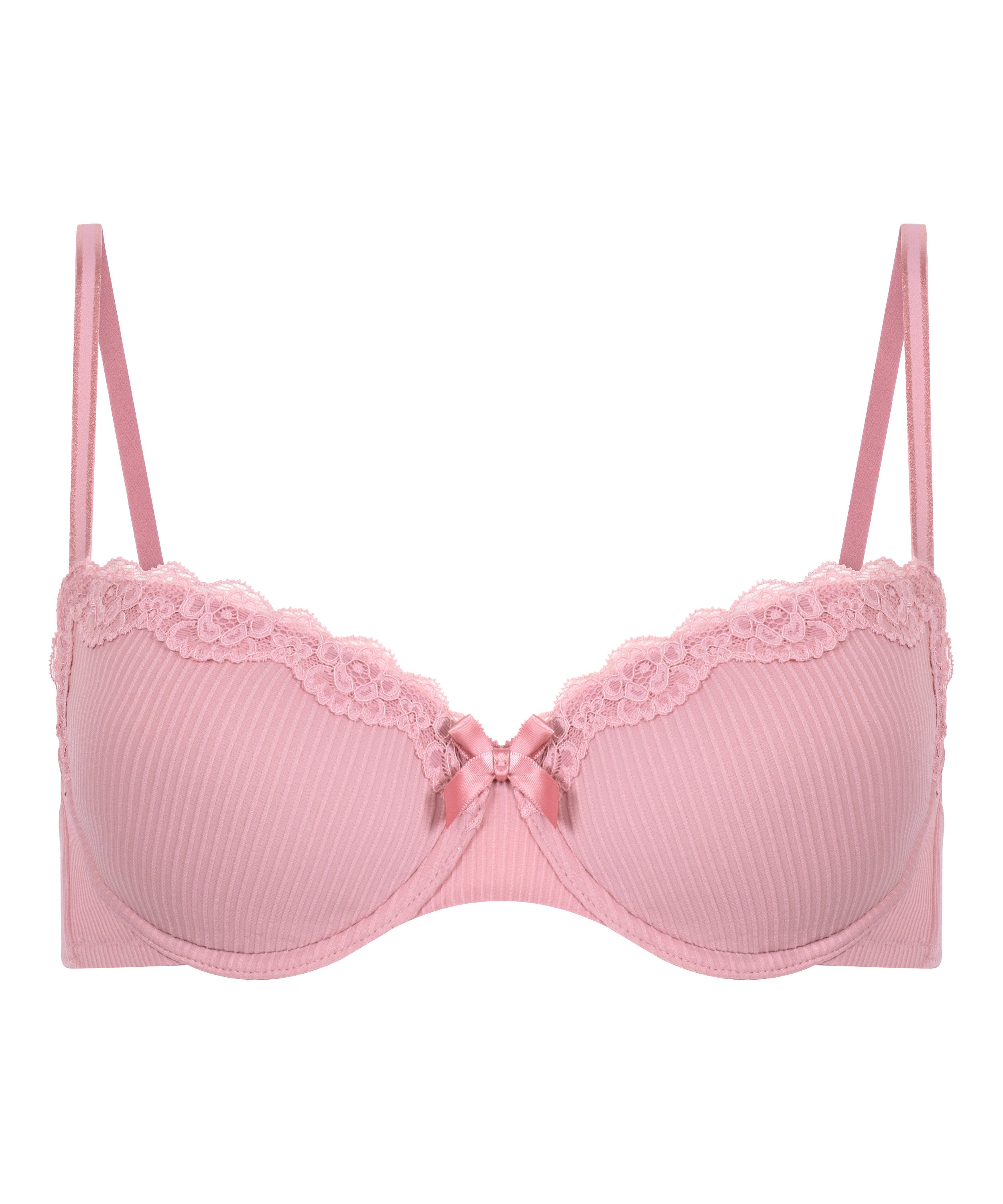 Lola Padded Underwired Bra, Pink, main