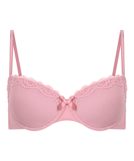 Lola Padded Underwired Bra, Pink