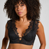 Zoe Non-Padded Underwired Longline Bra, Black