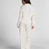 Pyjama Pant Mistletoe, White