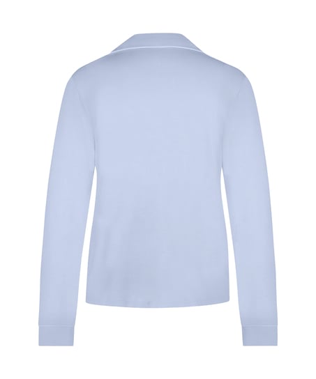 Essential Jersey Long-Sleeved Jacket, Blue
