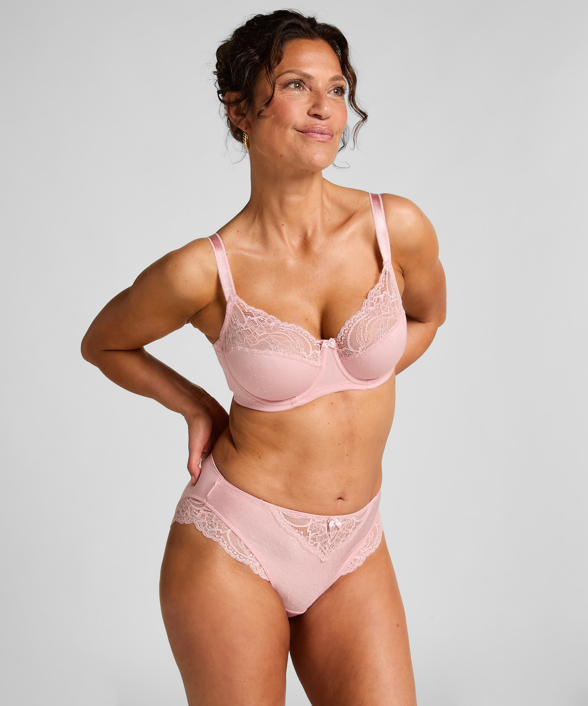 Sophie Non-Padded Underwired Bra, Pink, main