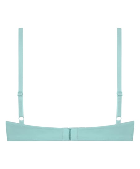 Plunge Padded Underwired Bra, Blue