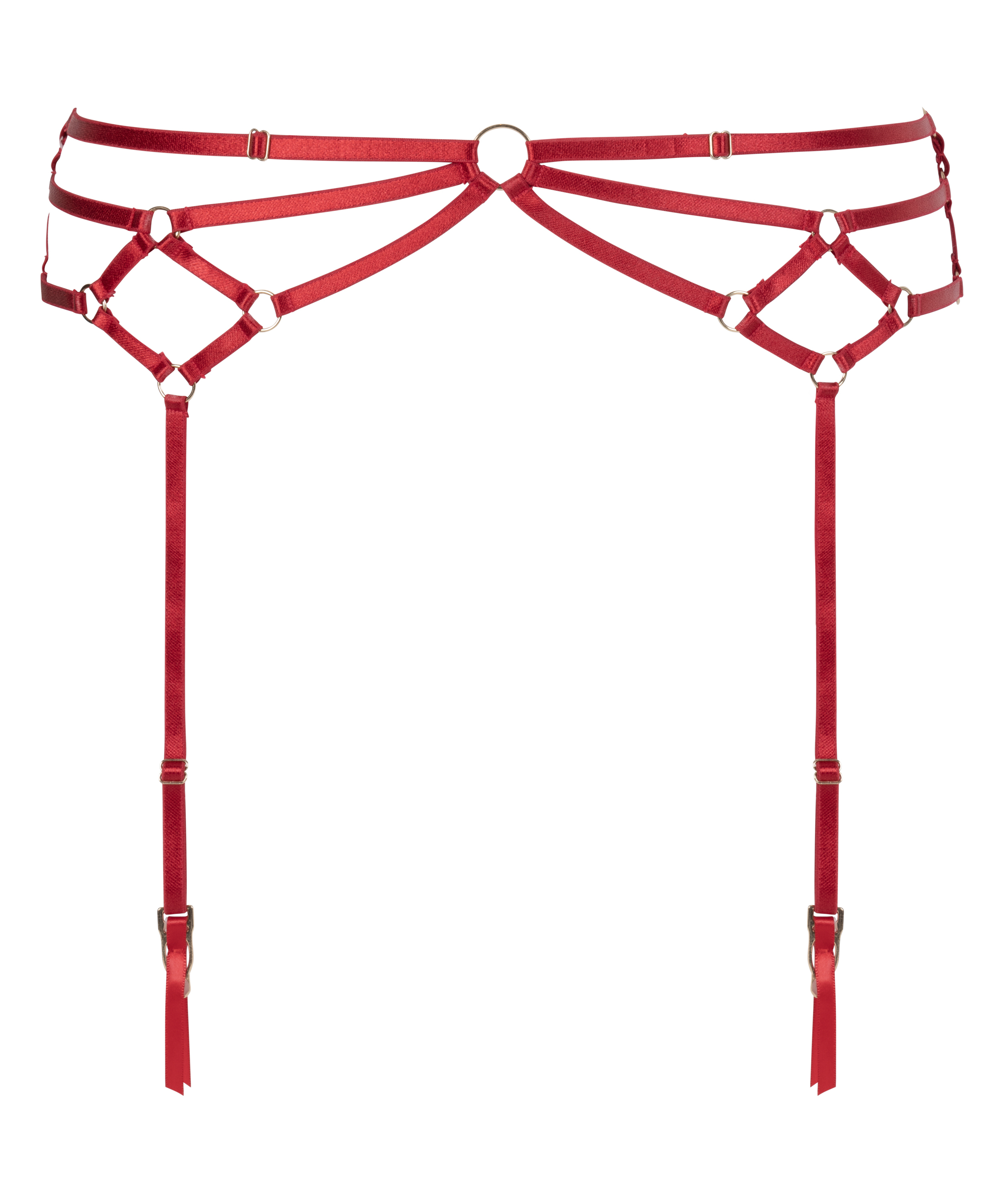 Private Suspender Belt, Red, main