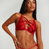 Chayna Non-Padded Underwired Bra, Red