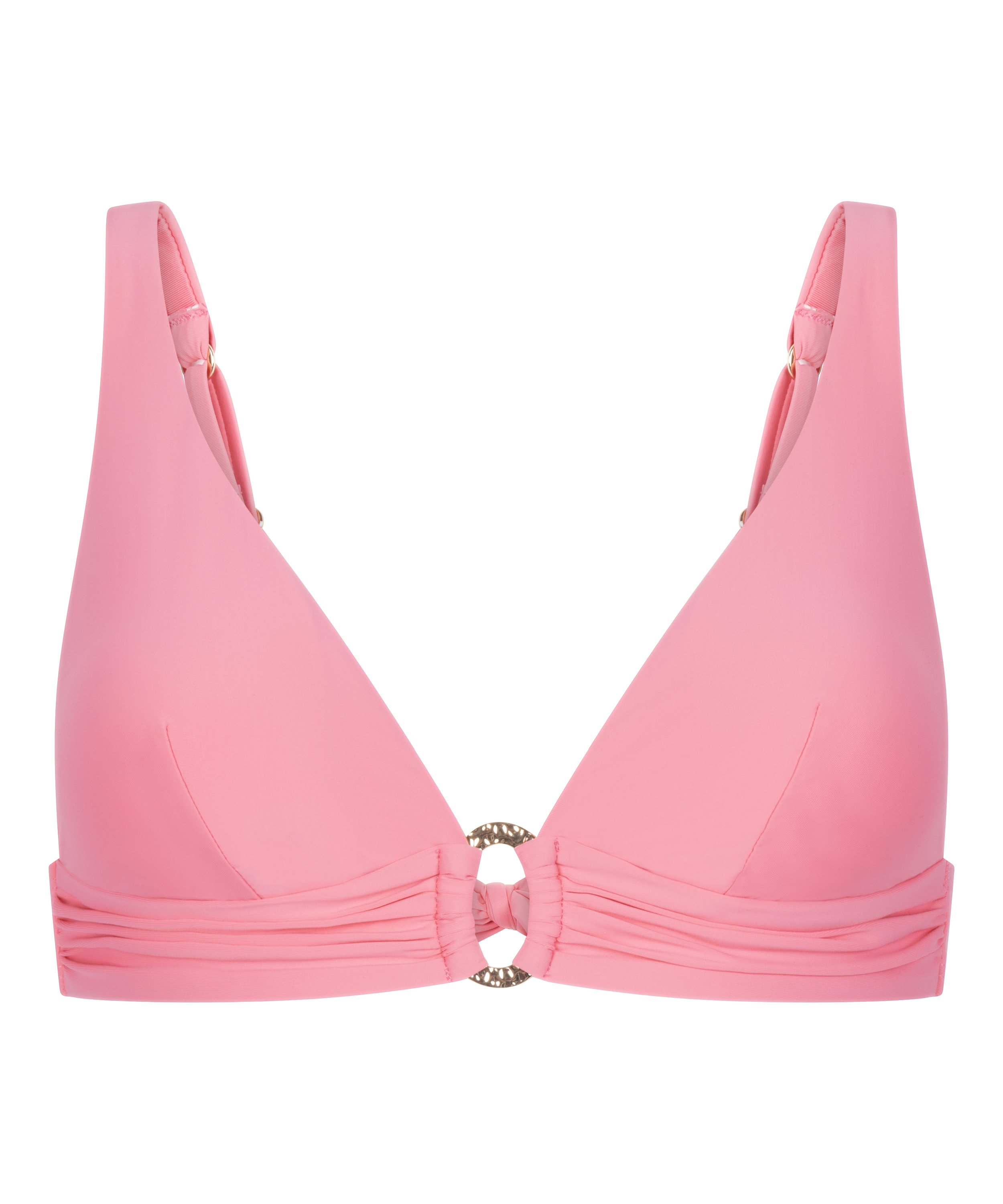 Triangle Bikini Top Luxe, Pink, main
