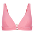 Triangle Bikini Top Luxe, Pink