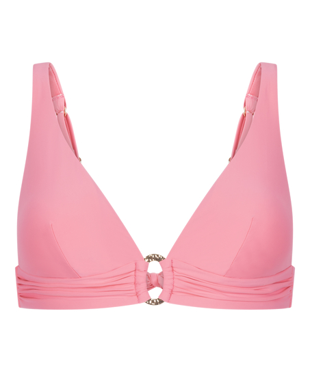 Triangle Bikini Top Luxe, Pink